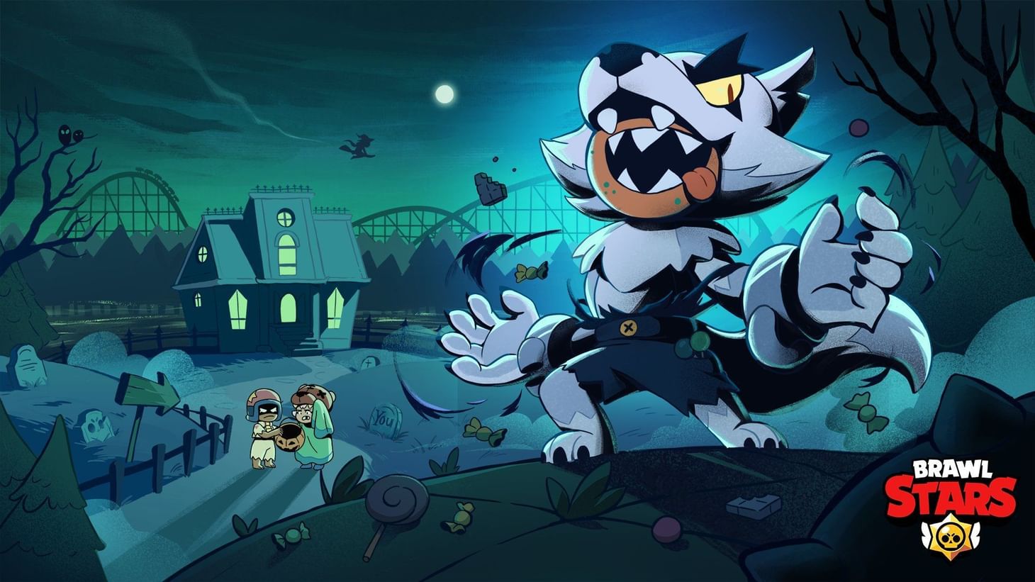 Leon fires four spinner blades from his wrists (Image via Supercell)